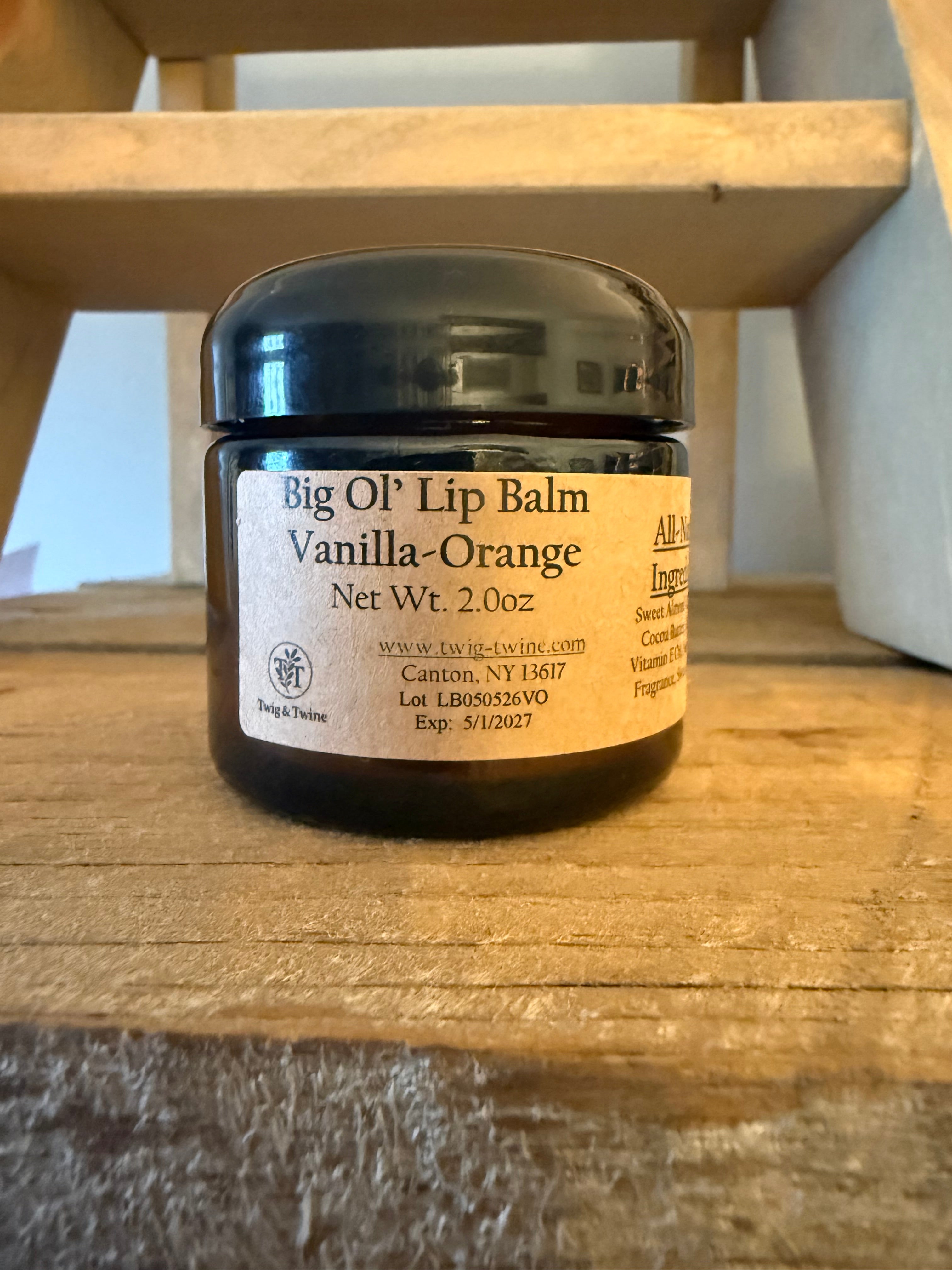 Big Ol Lip Balm - Vanilla Orange