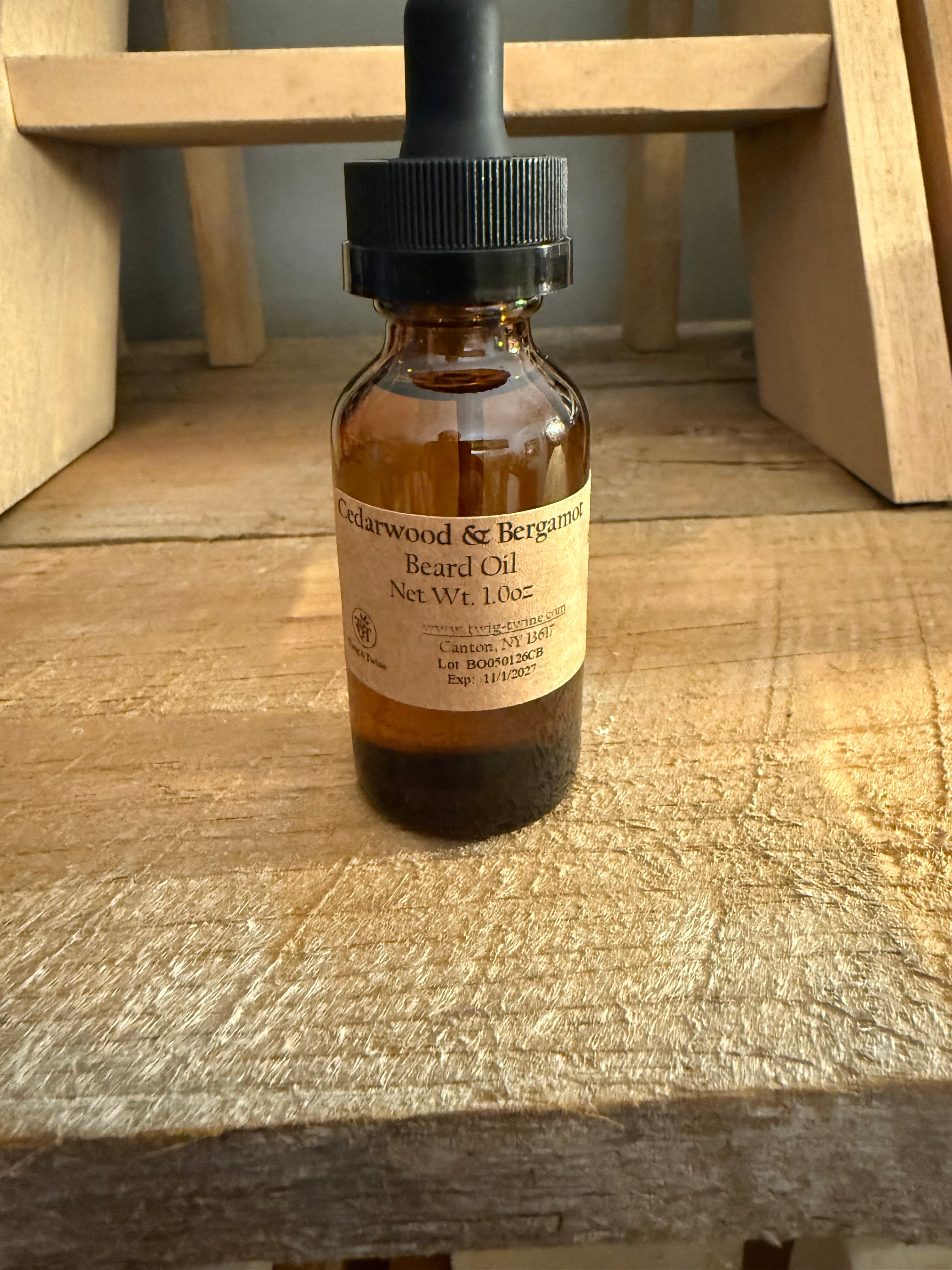 Cedarwood and Bergamot Beard Oil