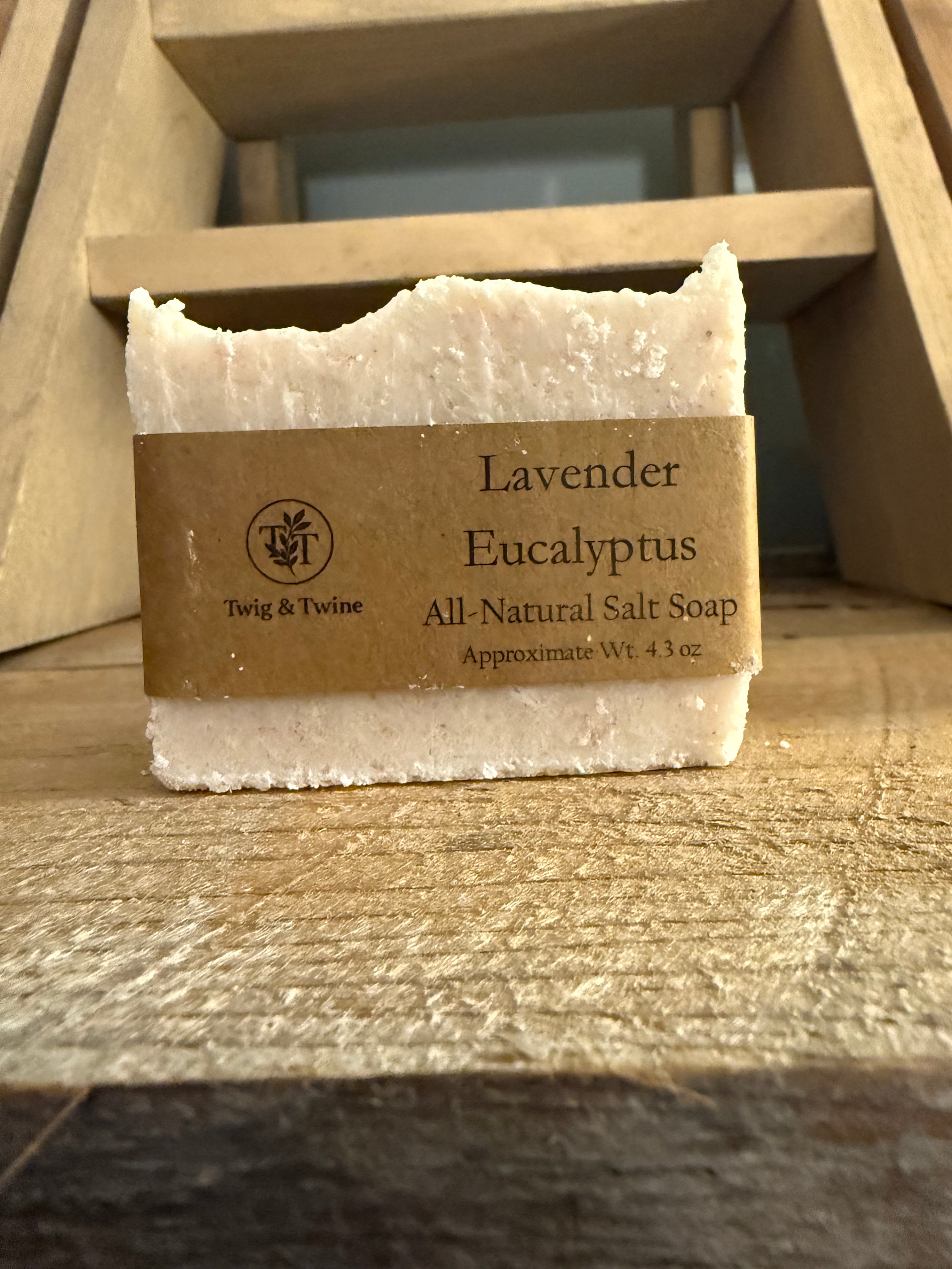 Lavender Eucalyptus Salt Soap